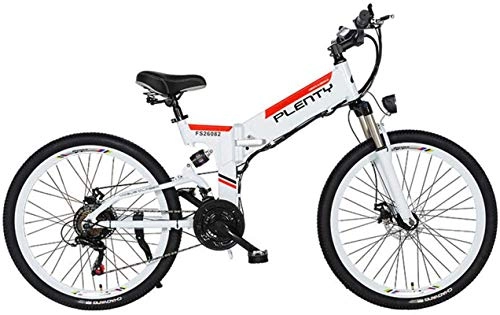 Elektrofahrräder : Elektrisches Mountainbike, Elektro-Mountainbike, 24 " / 26" Hybrid-Fahrrad / (48V12.8Ah) 21 Geschwindigkeit 5 Files Power System, Double E-ABS Mechanische Scheibenbremsen, Großbild-LCD-Display , Fahrrad