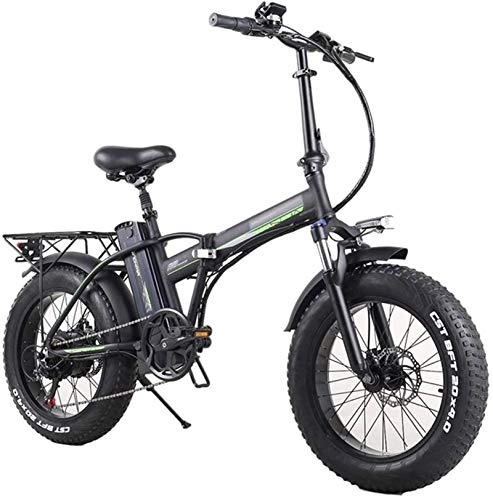 Elektrofahrräder : Elektrisches Mountainbike, Folding Elektro-Bike for Erwachsene, 7 Geschwindigkeiten Umschalt Berg elektrisches Fahrrad 350W Watt Motor, drei Modi Riding Assist, LED-Anzeige Elektro-Fahrrad pendeln Ebi