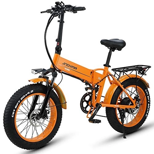 Elektrofahrräder : Elektrisches Mountainbike Mountainbike 20 * 4, 0 Zoll Faltrad E-Bike LG 12.8ah Fat Bike Elektrofahrräder für Erwachsene