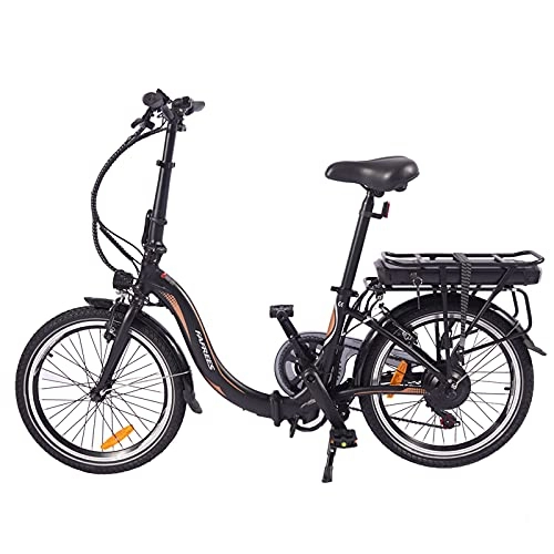 Elektrofahrräder : Elektro KlappradE Bike 20 Zoll E-Folding Bike E-Citybike Wayfarer E-Bike Quick-Fold-System Shimano 7 Gang-Schaltung EU-konform Klapprad 10Ah Batterie 250 W Motor Reichweite bis 45 km