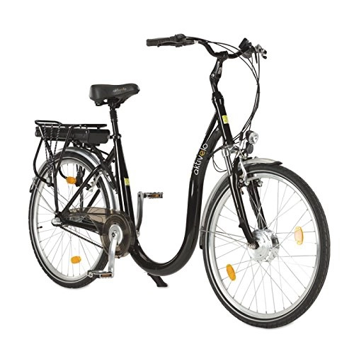 Elektrofahrräder : Elektro-Tiefeinsteiger-Fahrrad, Aluminiumrahmen, Akkuleistung 6 Ah
