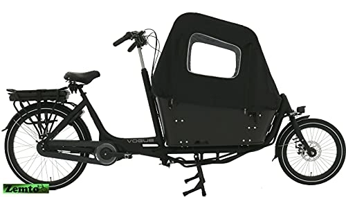 Elektrofahrräder : Elektro Transportfahrrad / Bakfiets Vogue Carry 2 Rad 7 Gang Schwarz