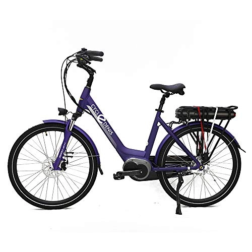 Elektrofahrräder : Elektrofahrrad, E-Bike, 250 Watt, 26 Zoll, 36V / 13Ah Lithium-Ionen-Akku Trekking Pedelec (lila)
