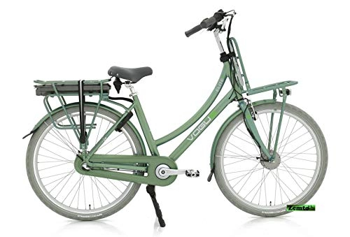Elektrofahrräder : Elektrofahrrad Elite 3 Gang Mint-grün, 28 Zoll, 50 cm, 13AH, 481 WH mit Farbdisplay