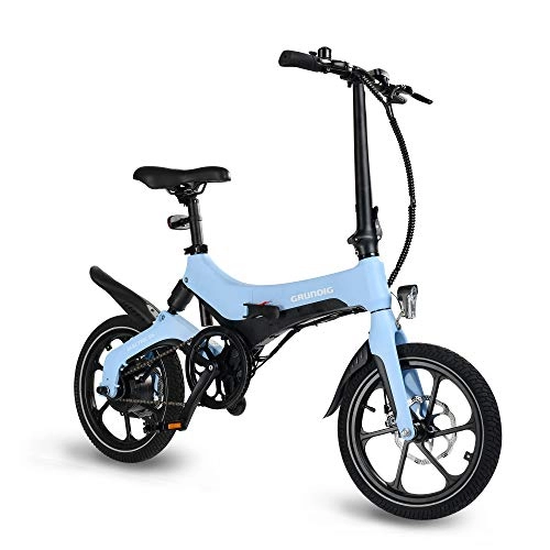 Elektrofahrräder : Elektrofahrrad, faltbares E-Bike Fahrrad für Erwachsene mit Abnehmbarer Batterie 16 Zoll Reifen 250W Motor Magnesiumlegierung Rahmen und 3 Geschwindigkeitsmodi, Hchstgeschwindigkeit 25 km / h