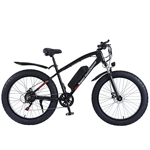 Elektrofahrräder : Elektrofahrrad Fat Bike, 26 x 4, 0 Zoll, Mountainbike für Erwachsene und Herren