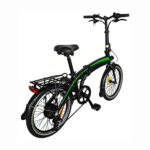 Elektrofahrräder : Elektrofahrrad für Damen, E-Bike 20 Zoll, 250W und 7.5Ah, 36V Li-ion-Akku, für Reisen und Tägliches Pendeln, Schwarz