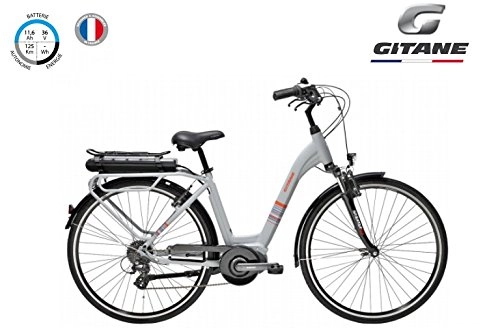Elektrofahrräder : Elektrofahrrad Gitane Icon Altus Shimano Steps Grau Matt ylg998