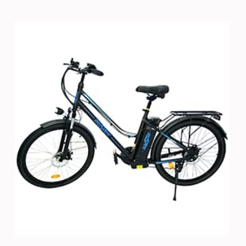 Elektrofahrräder : Elektrofahrräder 26" Trekking E-Bike Urbanbike I City Ebike Mit Motor 350W + Shimano 7 Gänge + 25 km / h I 36V 10Ah Akku I BK1 Electric Bike (Schwarz)