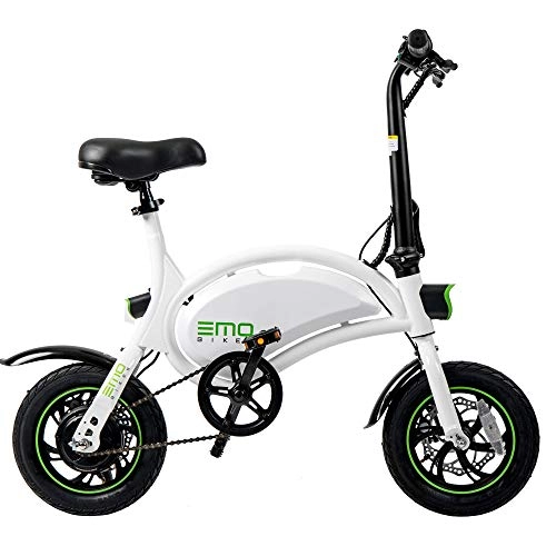 Elektrofahrräder : Emo 4S Kinder Pedelec, E-Bike, Cruiser, Klapprad, faltbar (Wei)