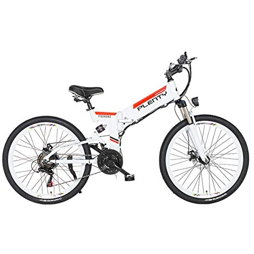 Elektrofahrräder : ERICN 26 Zoll Mountainbike, geeignet ab 165 cm, Scheibenbremse, Shimano 21 Gang-Schaltung, Vollfederung, Jungen-Fahrrad & Herren-Fahrrad
