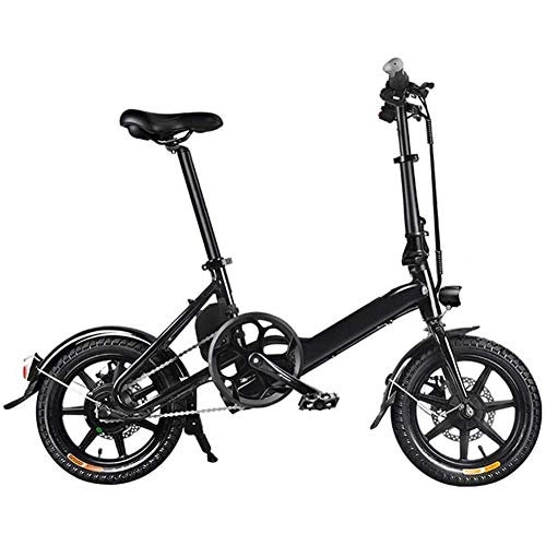 Elektrofahrräder : Erwachsene Falten Elektrisches Fahrrad, Leicht Magnesiumlegierungsrahmen Faltbares E-Bike Mit LCD-Bildschirm, 250W Motor, 36 V 7, 8 Ah Batterie, 25 Km / H