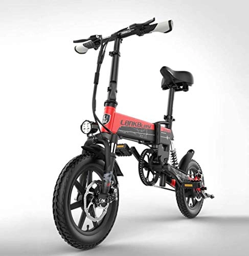 Elektrofahrräder : Erwachsene Frauen Kleine Elektro-Mountainbike, Aluminiumlegierung-faltbares elektrisches Fahrrad, 36V-Lithium-Batterie Mini E-Bikes, Assist 5-Gang Adjustment, B