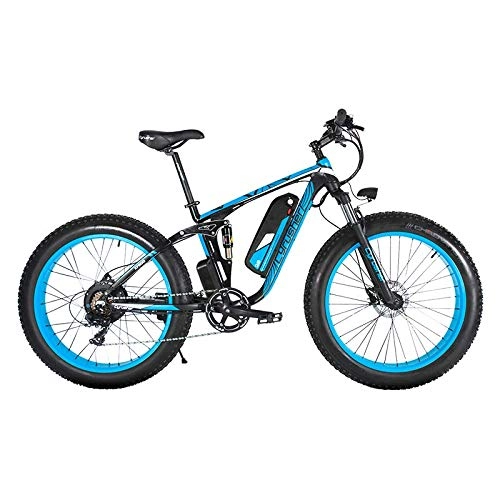 Elektrofahrräder : Extrbici XF800 90% Neue elektrische Fahrrad Mountainbike 1000 Watt 48 V 13 Ah 624 Wh Batterie elektrische Fahrrad 26 Zoll 7 Geschwindigkeit hydraulische bremsbatterie mit USB ladeanschluss