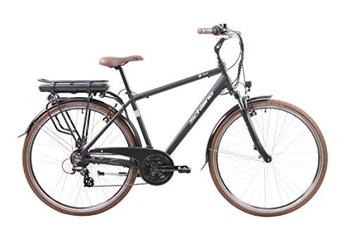 Elektrofahrräder : F.lli Schiano Men's E-Ride E-Bike, Schwarz, 28 Zoll