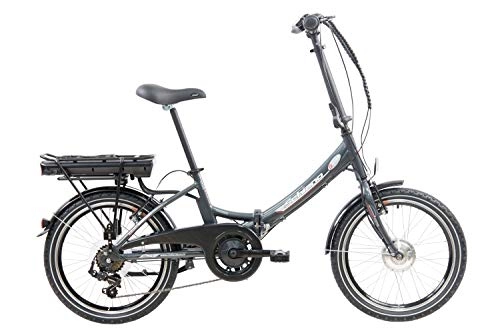 Elektrofahrräder : F.lli Schiano Unisex-Adult E-Star E-Bike, Anthrazit, 33cm