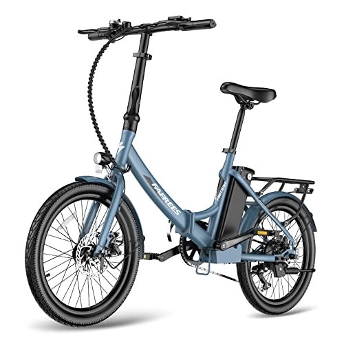 Elektrofahrräder : Fafrees F20 Light [ Offiziell ] E-Bike Klapprad 36V 14, 5AH Akku für Reichweite 55-110KM, Ebike 250W 120kg Elektrofahrrad Max. 25km / h, Fahrrad Herren Shimano 7S, Foldable Mountainbike 155-195CM (blau)