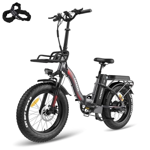Elektrofahrräder : Fafrees F20 MAX E-Bike Faltbares Elektrofahrrad 48V 22.5AH Akku mit großer Kapazität, 20 Zoll *4.0 Fat Tire Klapprad E-Mountainbike Shimano 7S 150kg Belastbar