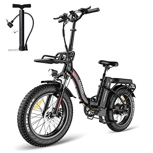 Elektrofahrräder : Fafrees F20 MAX Faltbares Elektrofahrrad 48V 18AH / 864Wh Akku mit großer Kapazität, 20 Zoll *4.0 Fat E Bike E-Mountainbike Shimano 7S 150kg Belastbar