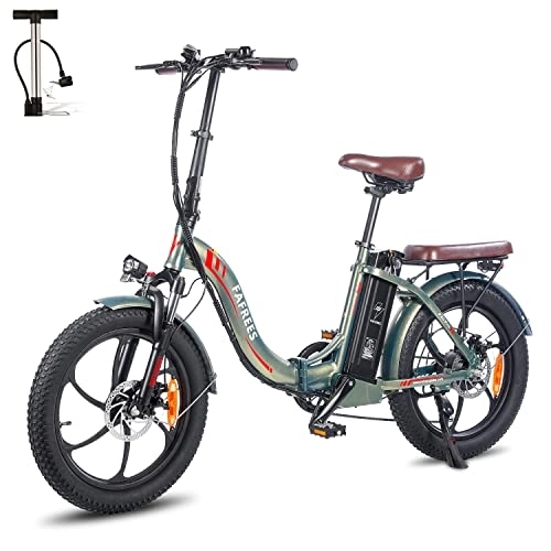 Elektrofahrräder : Fafrees F20 Pro E-Bike Elektrofahrrad 250W 36V 18AH Akku 20 Zoll klapprad E-Fahrrad 20"*3.0 Fat Tire E-Mountainbike City Bike Shimano 7S 25km / h