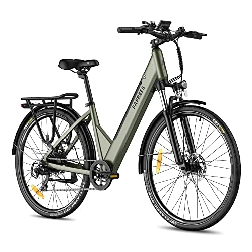 Elektrofahrräder : Fafrees [ Offiziell F28 PRO E Bike Mountainbike 27, 5 Zoll 14, 5Ah Akku 110km, 250W Elektro Fahrrad Erwachsene 25km / h Shimano 7S, Ebike Bremslicht 6km / h Gehilfe IP54, 3, 5 Zoll LCD Display mit App