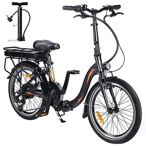 Elektrofahrräder : Fafrees Offizieller Shop 20F054 Klappbares Elektrofahrrad mit Bluetooth-APP 250W 10Ah City Moped 20 Zoll MTB E-Bike Reichweite 55KM Belastung 120kg