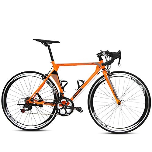 Elektrofahrräder : Fahrrad Fahrrad Mountainbikes hometrainer fahrrad elektrisches Fahrrad Rennrad Retro 14-Gang Outdoor Sport Radfahren Rennrad-Eine Orange