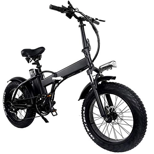 Elektrofahrräder : Falten für Erwachsene 48V Fahrrad Leichtgewicht Mit Abnehmbar Grosse Kapazität Litium-Ionen-Batterie PVC + Aluminiumlegierung DREI Arbeitsmodi
