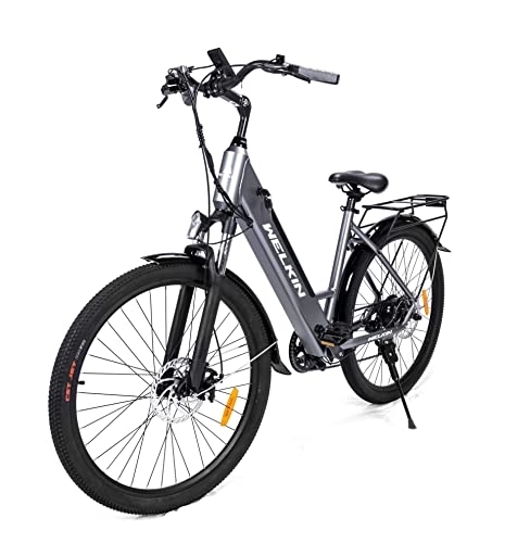 Elektrofahrräder : fangqi E-Bike, 27.5zoll Elektrofahrrad, e-Bike, Citybike, Mountainbike, Shimano 7Gang, 250W Motor, 36V / 10.4AH Akku mit großer Kapazität, mit LCD-Messgerät, mit LED-Scheinwerfer und Reflektor