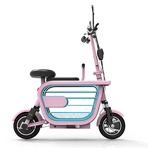 Elektrofahrräder : Feng tata Elektro-Scooter Damen Herren Folding Elektro-Auto-Lithium-Batterie-Auto Mini Kleiner zweirdrige Roller