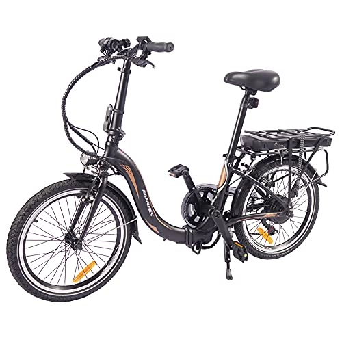 Elektrofahrräder : Festnight 250W 20 Zoll Faltendes Eelektrisches Fahrrad Power Assist Pendeln E-Bike mit 10AH Batterie 80-100km Reichweite