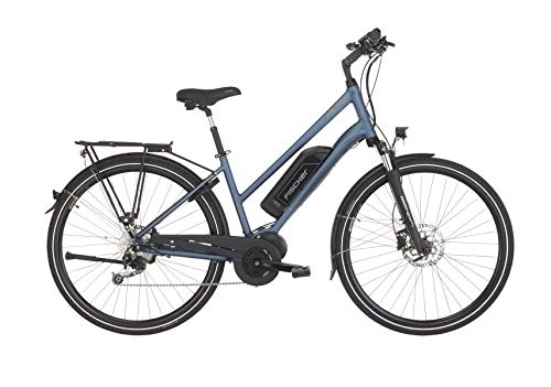 Elektrofahrräder : Fischer Damen - E-Bike Trekking ETD 1820, saphirblau matt, 28 Zoll, RH 44 cm, Mittelmotor 50 Nm, 48 V Akku