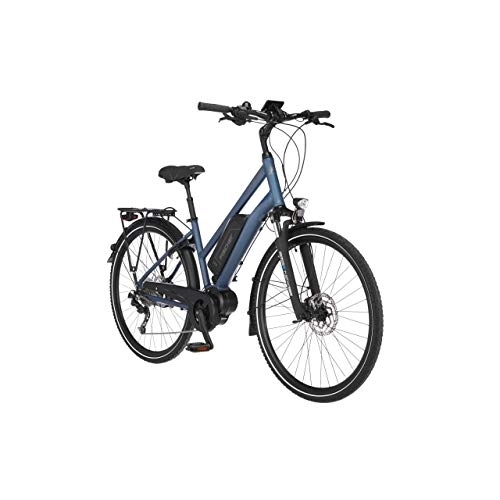 Elektrofahrräder : FISCHER Damen - Trekking E-Bike ETD 1820.1, Elektrofahrrad, saphirblau matt, 28 Zoll, RH 44 cm, Mittelmotor 50 Nm, 48 V Akku