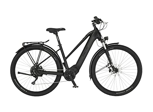 Elektrofahrräder : Fischer E-Bike ATB Terra 8.0i, Elektrofahrrad für Damen und Herren, RH 45 cm, Mittelmotor 90 Nm, 36 V Akku