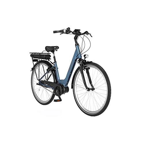 Elektrofahrräder : FISCHER E-Bike City CITA 2.0, Elektrofahrrad, saphirblau matt, 28 Zoll, RH 44 cm, Mittelmotor 50 Nm, 36 V Akku