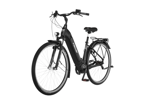 Elektrofahrräder : FISCHER E-Bike City CITA 2.8I, Elektrofahrrad für Damen und Herren, RH 43 cm, Mittelmotor 65 Nm, 36 V Akku