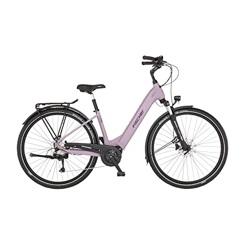 Elektrofahrräder : FISCHER E-Bike City CITA 3.3i, Elektrofahrrad für Damen und Herren, RH 43 cm, Mittelmotor 65 Nm, 36 V Akku