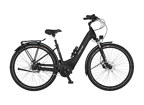Elektrofahrräder : FISCHER E-Bike City CITA 7.8i, Elektrofahrrad für Damen und Herren, RH 43 cm, Mittelmotor 50 Nm, 36 V Akku
