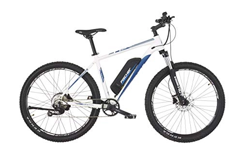 Elektrofahrräder : Fischer E-Bike MTB MONTIS 2.0, perlwei matt, 27, 5 Zoll, RH 48 cm, Hinterradmotor 45 Nm, 48 V Akku (Generalberholt)