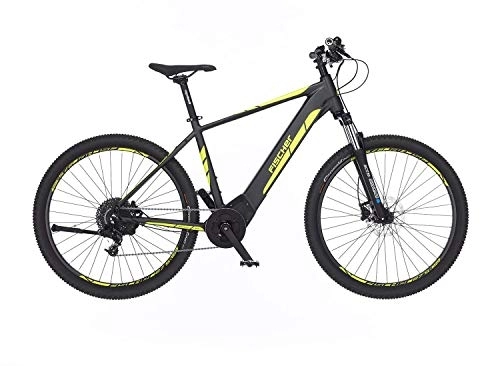 Elektrofahrräder : FISCHER E-Mountainbike MONTIS 5.0i, E-Bike MTB, grau matt, 27, 5 Zoll, RH 48 cm, Brose Mittelmotor 50 Nm, 36 V Akku im Rahmen