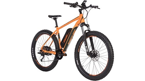 Elektrofahrräder : Fischer EM 1723 E-bike, orange matt, 27, 5"