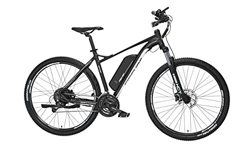 Elektrofahrräder : Fischer Erwachsene EM 1724 E-bike, schwarz matt, One Size