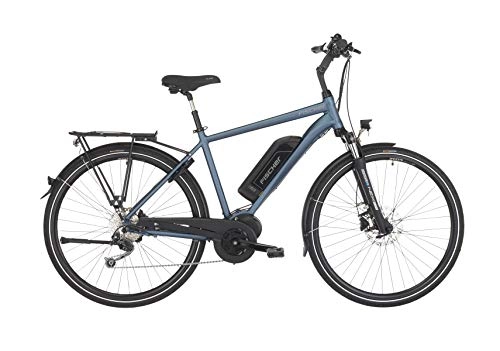 Elektrofahrräder : Fischer Herren - E-Bike Trekking ETH 1820, saphirblau matt, 28 Zoll, RH 50 cm, Mittelmotor 50 Nm, 48 V Akku