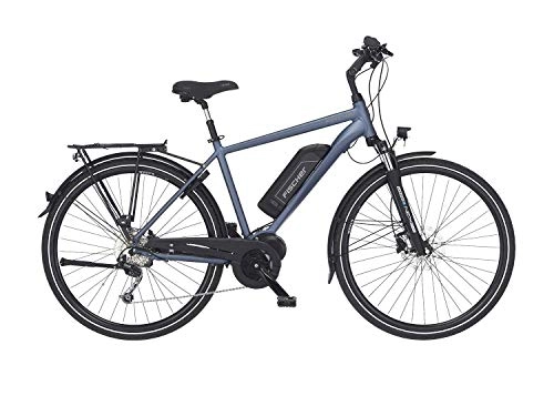 Elektrofahrräder : FISCHER Herren - Trekking E-Bike ETH 1820, Elektrofahrrad, saphirblau matt, 28 Zoll, RH 50 cm, Mittelmotor 50 Nm, 48 V Akku