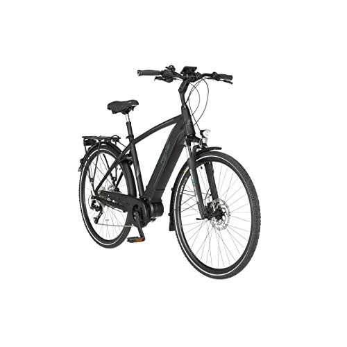 Elektrofahrräder : FISCHER Herren - Trekking E-Bike VIATOR 4.0i, Elektrofahrrad, schwarz matt, 28 Zoll, RH 50 cm, Mittelmotor 50 Nm, 48 V / 418 Wh Akku im Rahmen