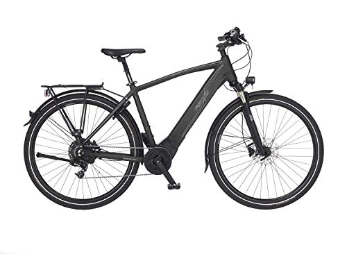 Elektrofahrräder : FISCHER Herren - Trekking E-Bike VIATOR 6.0i, Elektrofahrrad, grau matt, 28 Zoll, RH 50 cm, Brose Drive S Mittelmotor 90 Nm, 36 V Akku im Rahmen