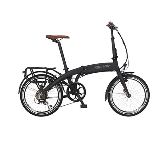 Elektrofahrräder : Fischer Unisex – Erwachsene 62379 E-Bike, schwarz matt, Rahmen = 30 cm