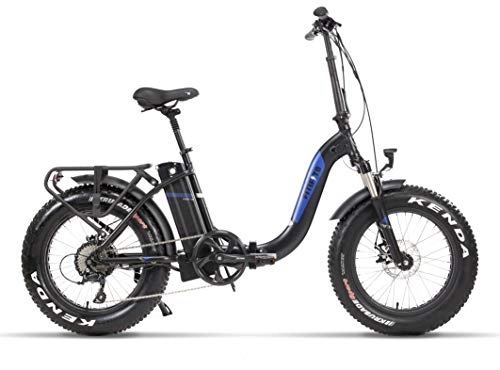 Elektrofahrräder : Fitifito klappbar Fatbike FT20 20 Zoll Elektrofahrrad Fatbike E-Bike Pedelec 48V 250W Bafang casstte Heckmotor 9 Gang Shimano Schaltung