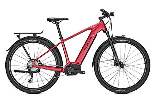 Elektrofahrräder : Focus Aventura 6.8 29R Bosch Trekking Elektro Bike 2019 (XL / 52cm, Red)