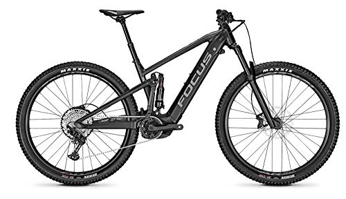 Elektrofahrräder : Focus Jam 6.7 Nine Bosch Fullsuspension Elektro All Mountain Bike 2020 (L / 45cm, Magic Black)